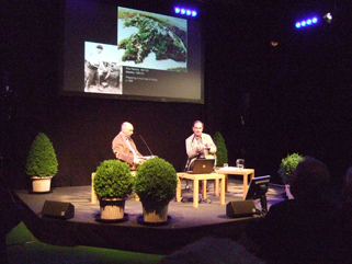 Peter Wakelin interviewing David Moore at the 2013 Hay Festival Peter Wakelin interviewing David Moore at the 2013 Hay Festival